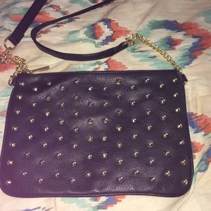 Black crossbody handbag